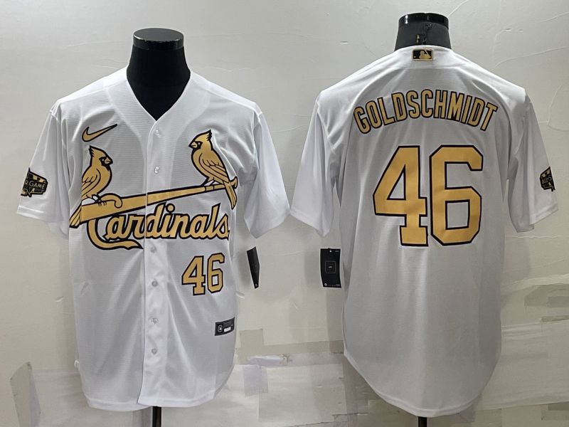 Men St.Louis Cardinals 46 Goldschmidt White 2022 All Star Game Nike MLB Jersey